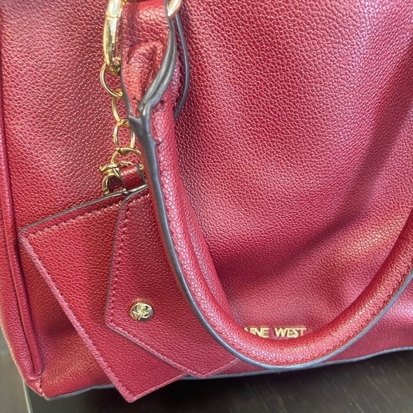 Nine West Red Purse - Picture 2 of 13